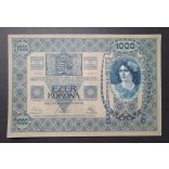 Austria-Hungary 1000 Koruna 1902 XF+