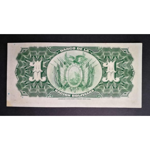 Bolivia 1 Boliviano 1911/29 XF+