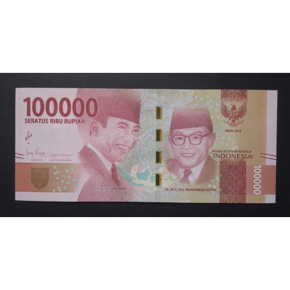 Indonézia 100000 Rupiah 2016 UNC