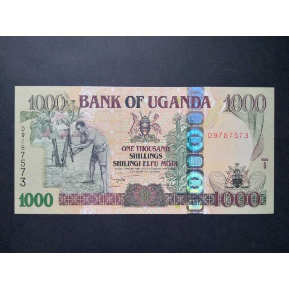 Uganda 1000 Shillings 2009 UNC 