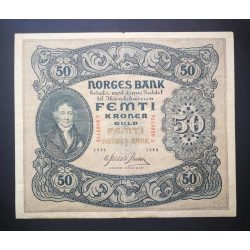 Norvégia 50 Kroner 1944 VF