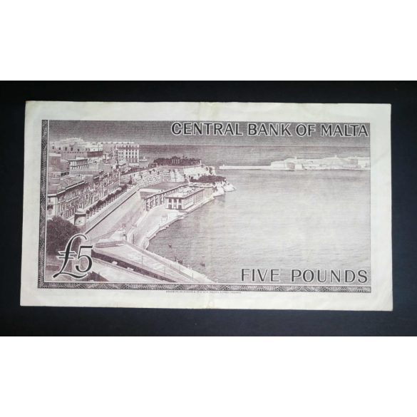 Malta 5 Pounds 1967 VF