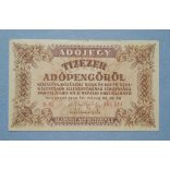 Hungary 10000 Taxpengo 1946 F+