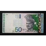 Malaysia 50 Ringgit 2001 UNC