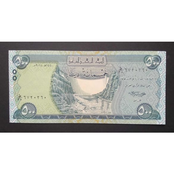 Iraq 500 Dinars 2018 UNC 