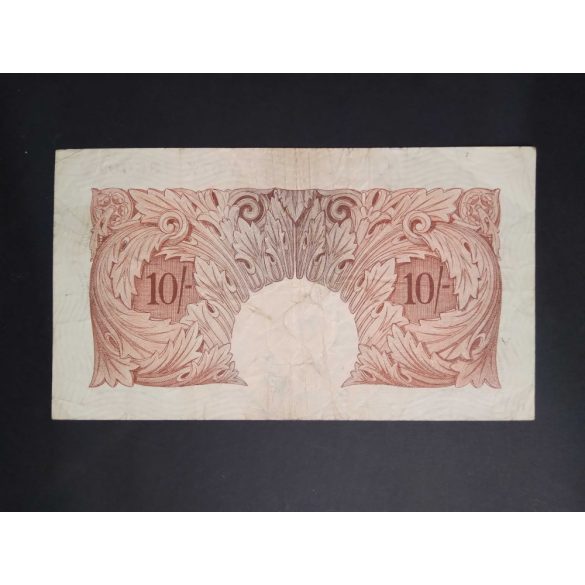 England 10 Shillings 1955 F+