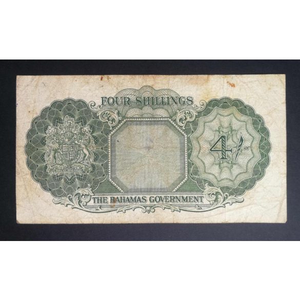 Bahamas 4 Shillings 1953/63 F