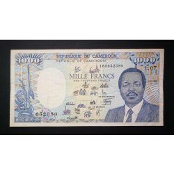 Cameroon 1000 Francs 1990 F