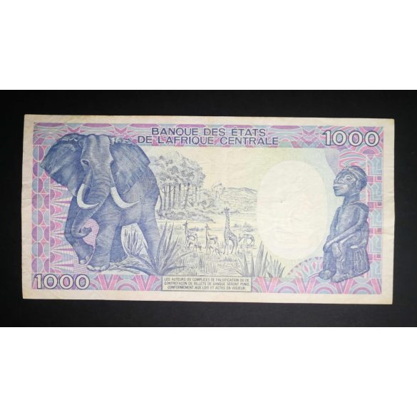 Cameroon 1000 Francs 1990 F