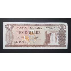 Guyana 10 Dollars 1992 UNC