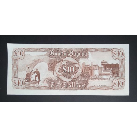 Guyana 10 Dollars 1992 UNC