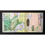 Bermuda Islands 20 Dollars 2009 F