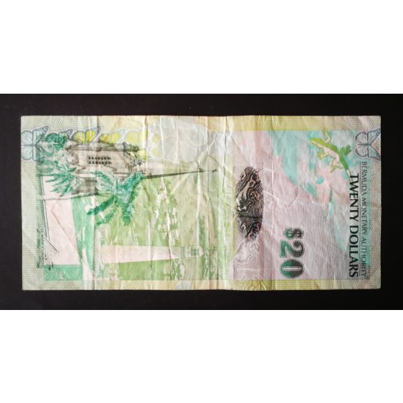 Bermuda Islands 20 Dollars 2009 F