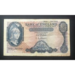 England 5 Pounds 1957 F