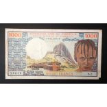 Cameroon 1000 Francs 1974 F