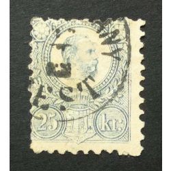 Hungary 1871 25 Kr. engraved, used (Pénzutalv)ány, Pest