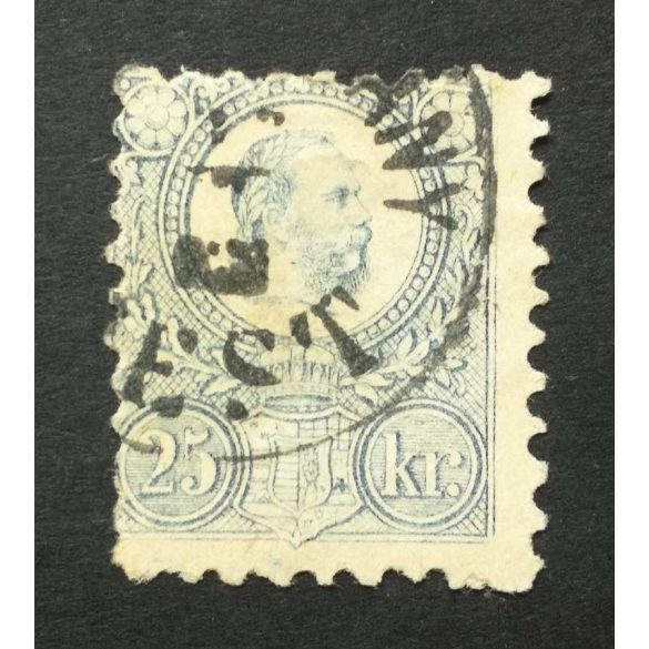 Hungary 1871 25 Kr. engraved, used (Pénzutalv)ány, Pest