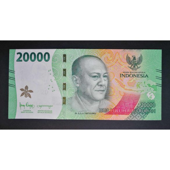 Indonézia 20000 Rupiah 2022 aUNC