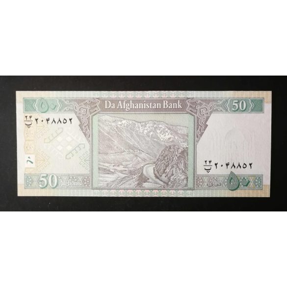 Afganisztan 50 Afghanis 2019 UNC