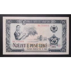Albania 25 Leke 1964 Unc-