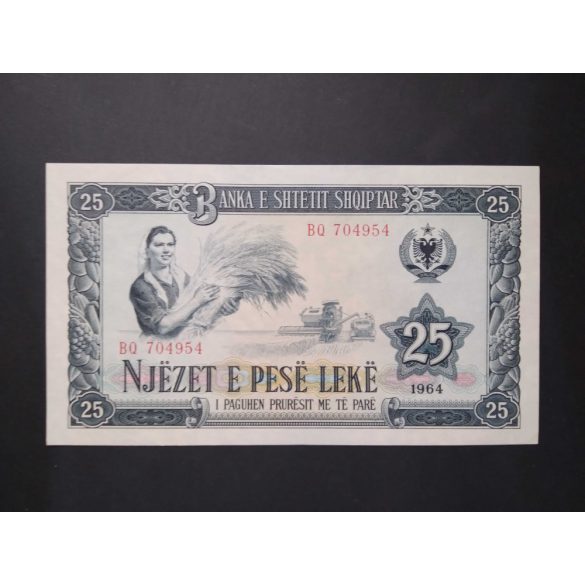 Albania 25 Leke 1964 Unc-