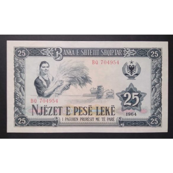 Albania 25 Leke 1964 Unc-