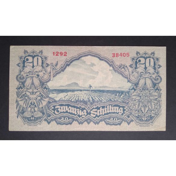 Ausztria 20 Schilling 1945 Aunc+