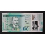 Jamaica 100 Dollars 2022 UNC 