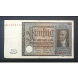 Germany 50 Rentenmark 1934 F
