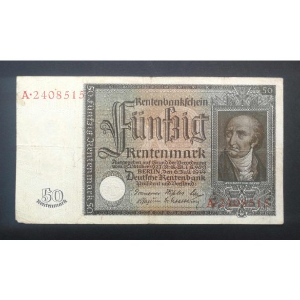 Németország 50 Rentenmark 1934 F