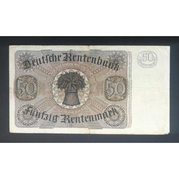 Germany 50 Rentenmark 1934 F