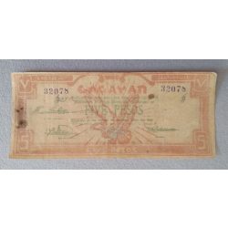 Philippines 5 Pesos 1945 F-