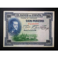 Spain 100 Pesetas 1925 VF+