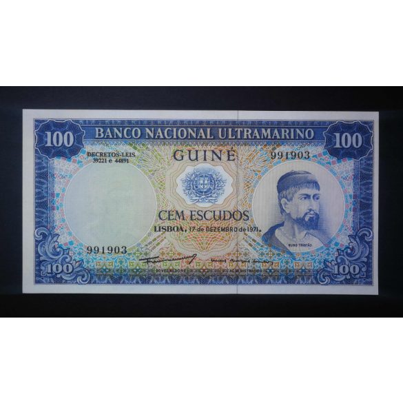 Portugál-Guinea 100 Escudos 1971 UNC 