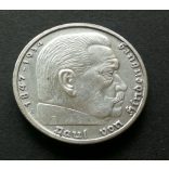 Németország 5 Márka 1939 13,9 g ezüst