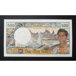 New Caledonia 500 Francs 1969-72 UNC