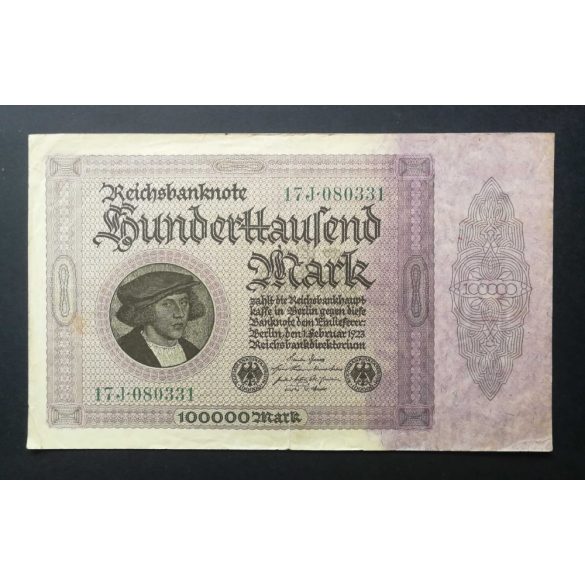 Németország 100000 Mark 1923 VF