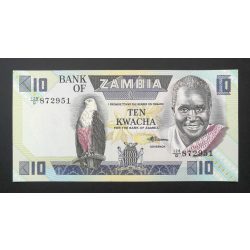 Zambia 10 Kwacha 1986 UNC 