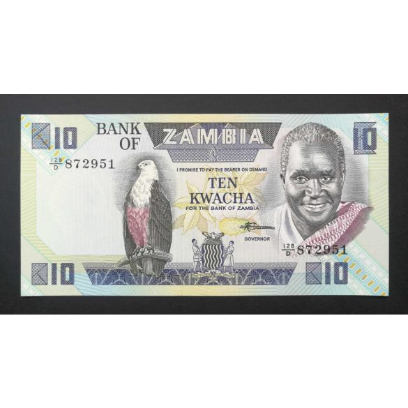 Zambia 10 Kwacha 1986 UNC 