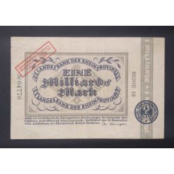 Németország 1 Milliárd Mark Düsseldorf 1923 VF-
