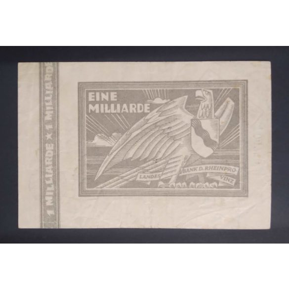 Germany 1 Billion Mark Düsseldorf 1923 VF-