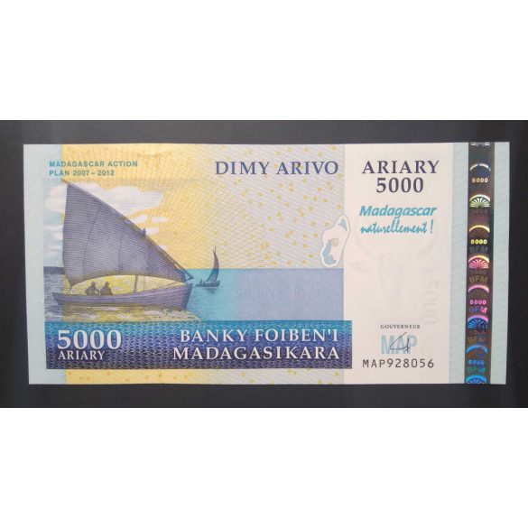 Madagascar 5000 Ariary 2008 UNC Commemorative Banknote