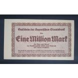 Germany München 1 Million Mark 1923 Unc