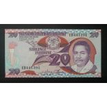 Tanzania 20 Shillings 1987 UNC