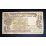 West African States Ivory Coast 500 Francs 1981 F