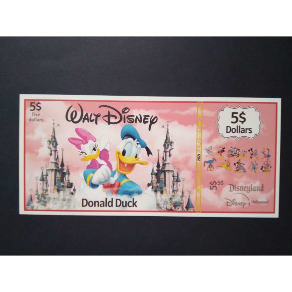 Walt Disney Donald Duck 5 Dollars UNC