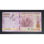 Burundi 2000 Francs 2018 Unc 