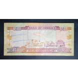 Jamaica 500 Dollars 2002 F