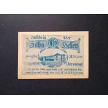 Austria 10 Heller 1920 Unc Untergaisbach 