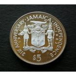 Jamaica 5 Dollars 1983 Silver PP, Commemorative coin